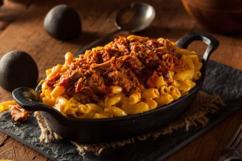 Pulled Pork Mac and Cheese