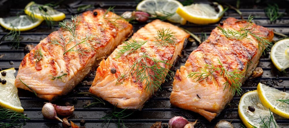 Salmon with Olive Sauce