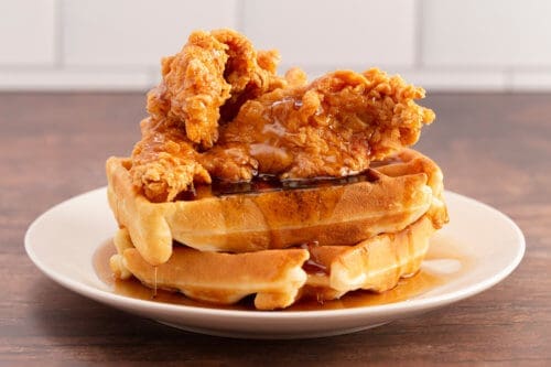 chicken and waffles