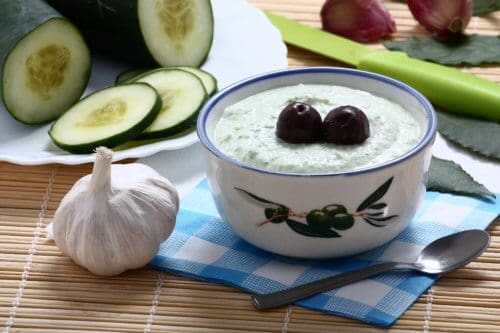 Gyro Bowl With Tzatziki Sauce