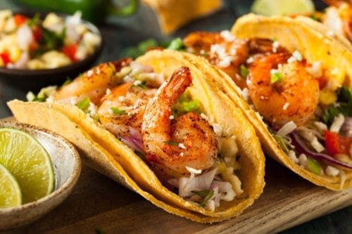 Shrimp tacos
