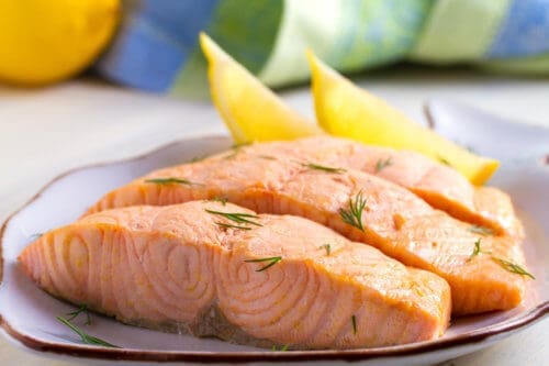 Poached Salmon