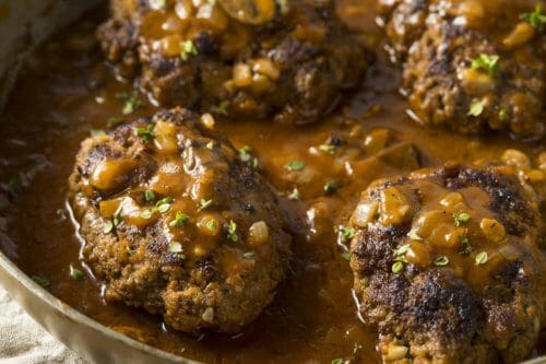 Salisbury Steak with Mushroom Gravy