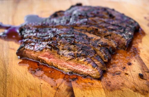 Flank Steak with Mushroom