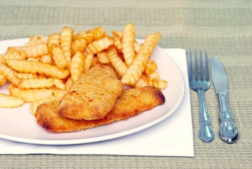 Potato Chip Encrusted Baked Fish