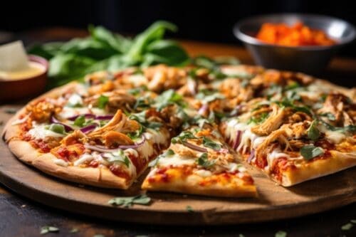 Leftover Turkey Pizza