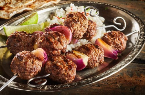 Lamb Meatball Kebabs