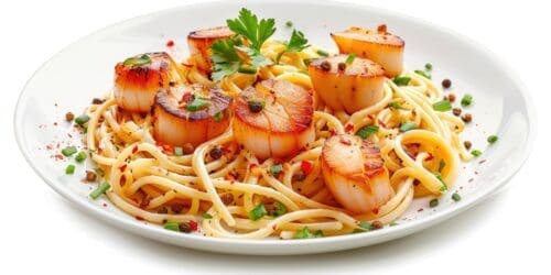 Sea Scallops Pasta