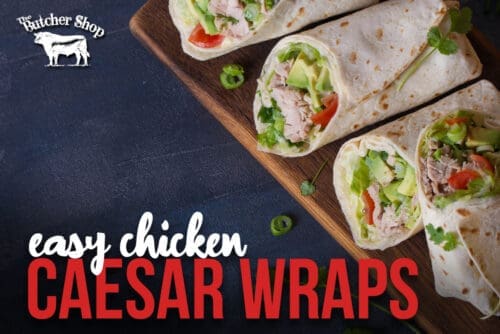 Chicken Caesar Wraps